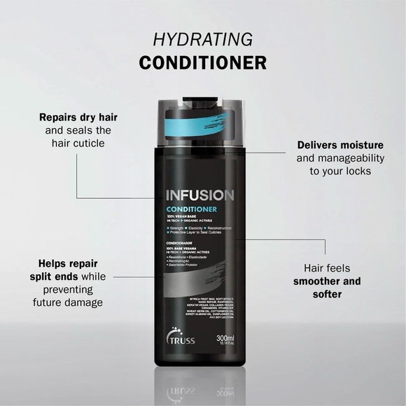 TRUSS Professional Infusion Conditioner for Dry Damaged Hair Hydrating Treatment - Picture 4 of 16